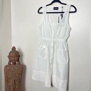 COPY - NWT The Kooples Heavy Crispy Cotton A Line Dress Size M (The Kooples Siz…